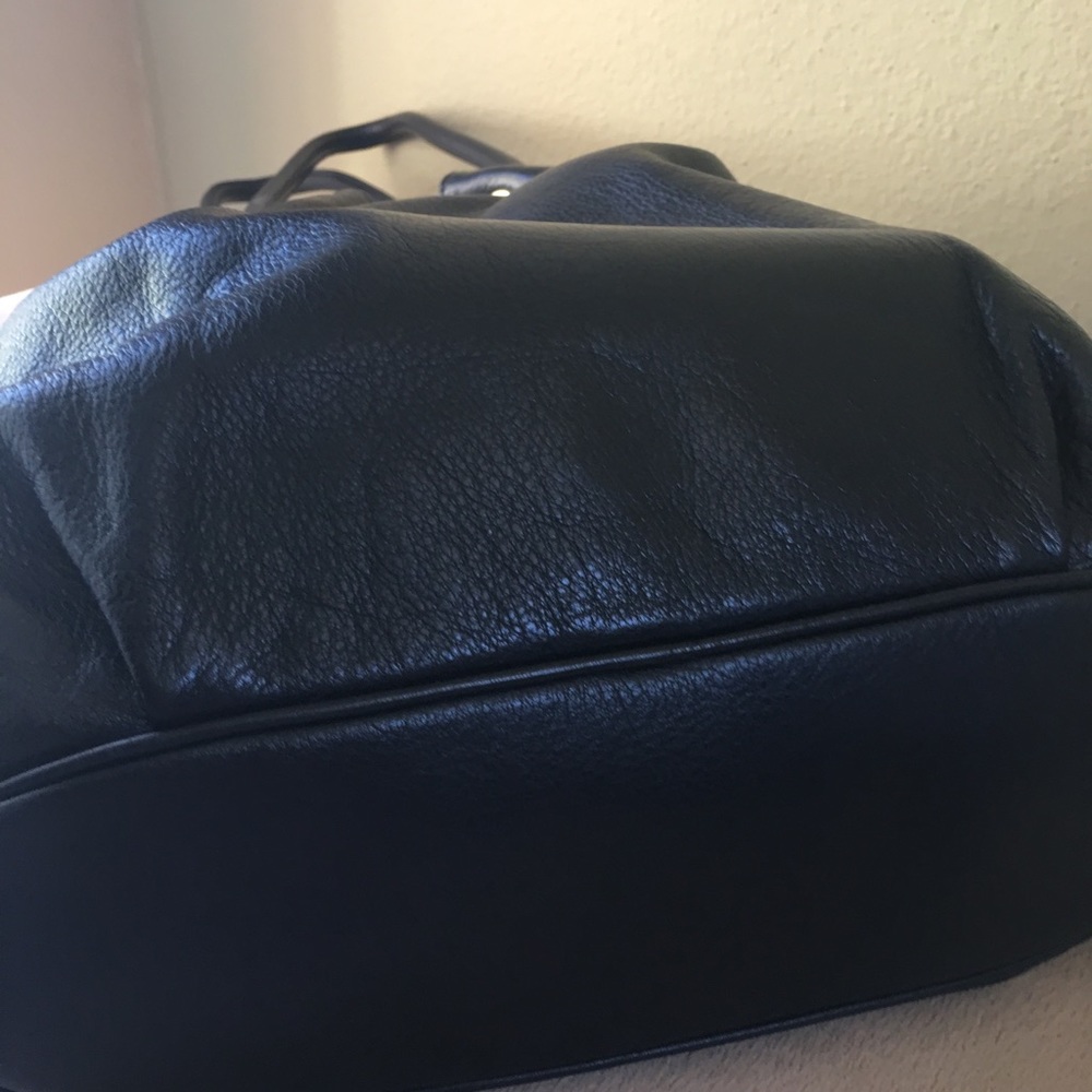 Michael Kors Black Leather Camden Satchel - Picture 7 of 8